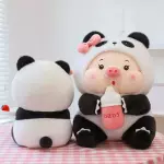 Gấu Bông Heo Bình Sữa Cosplay Gấu Trúc