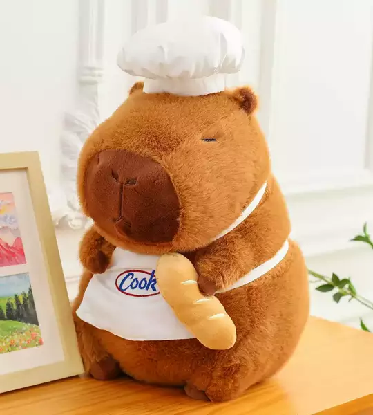 Gấu Bông Capybara Đầu Bếp